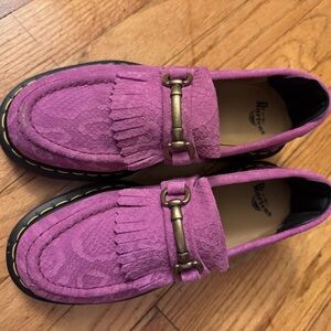 Women’s pink Dr marten loafers